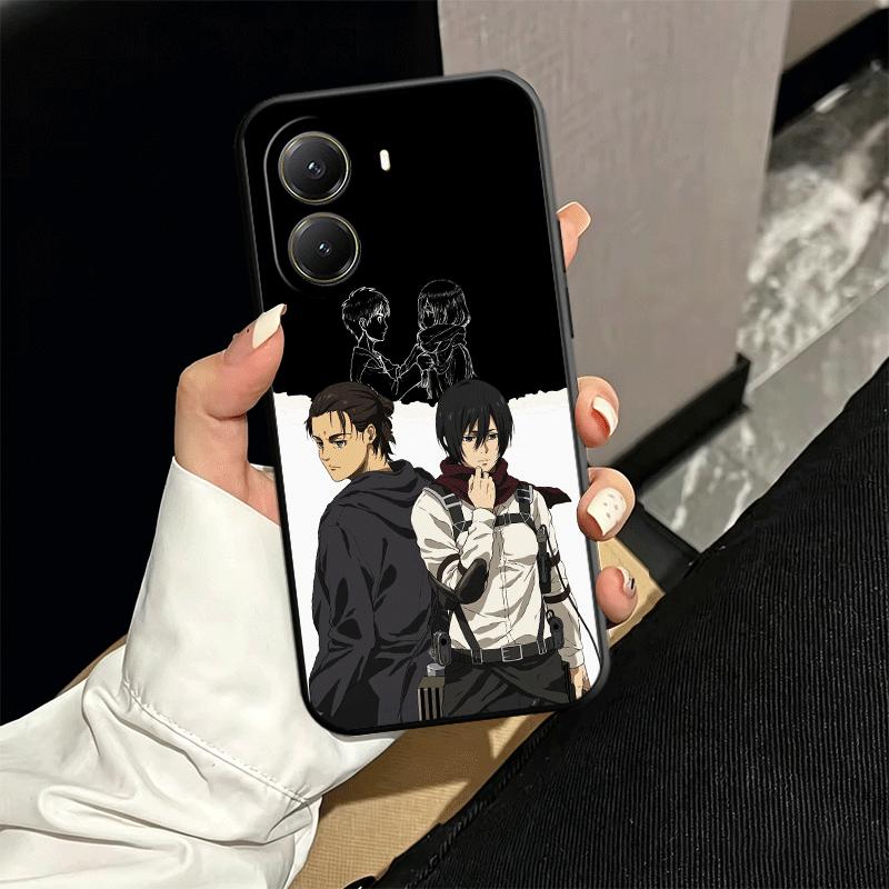 A-Attack On T-Titan Mikasa Soft Phone Case for Xiaomi Poco X5 X6 X7 X8 Pro Max X3 F7 F8 Ultra M8 M7 M6 M5 Redmi 15 15C 14C 13C 1