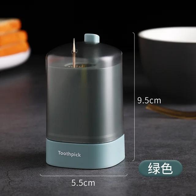 Toothpick Box Creative Automatic Pop-up Home Living Room Pressed Toothpick Cartridge Can Portable Toothpick Cartridge
