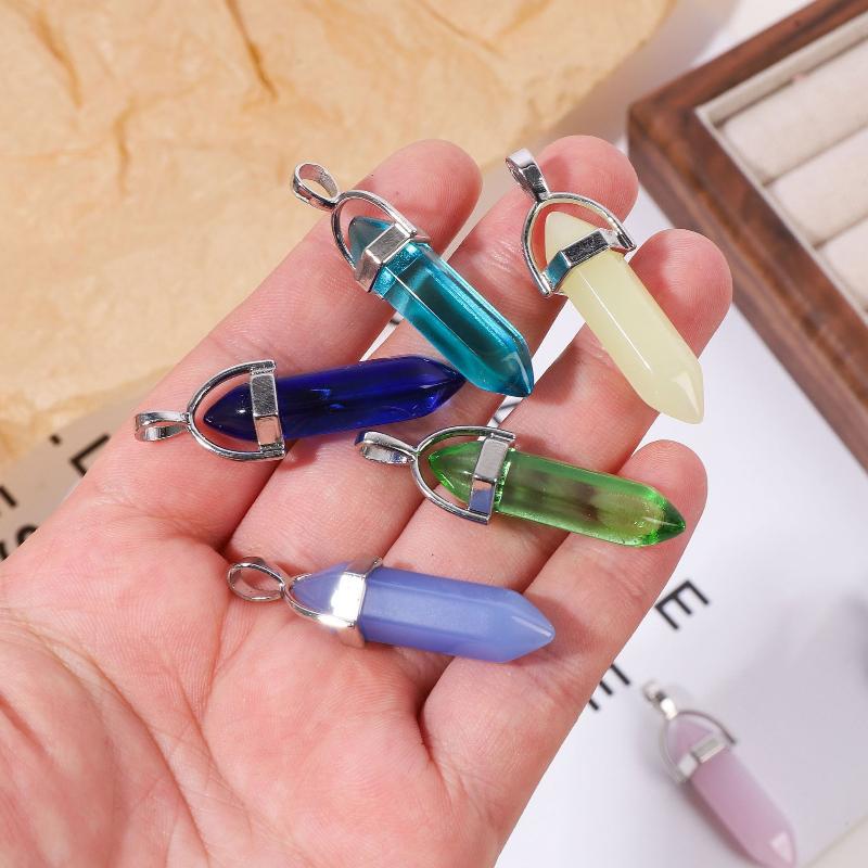 15Pcs Christmas Birthday Gifts  Healing Pointed Chakra Beads Crystals For Jewelry Making Home Office Decoration