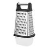 Cheese Grater with Container 4 Sides Box Grater for Vegetable Ginger Cutter Handheld Kitchen Food Shredder for Cheese Zest Veggies