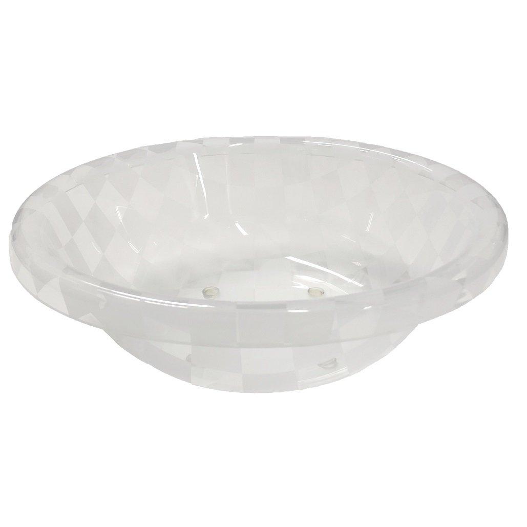 

Senko Checker Washbowl 28cm W x D x Product Number 71638 Basin, Ivory, 26.5cm 8.5cm H, слоновая кость