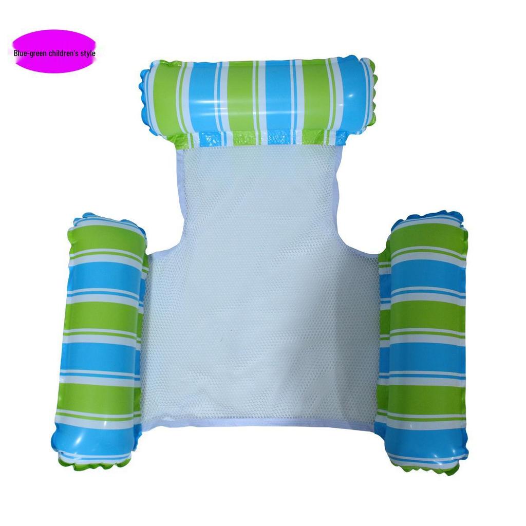 Cross-Border Inflatable Water Bed: New Striped Float & Hammock Lounge Chair for Water Sports