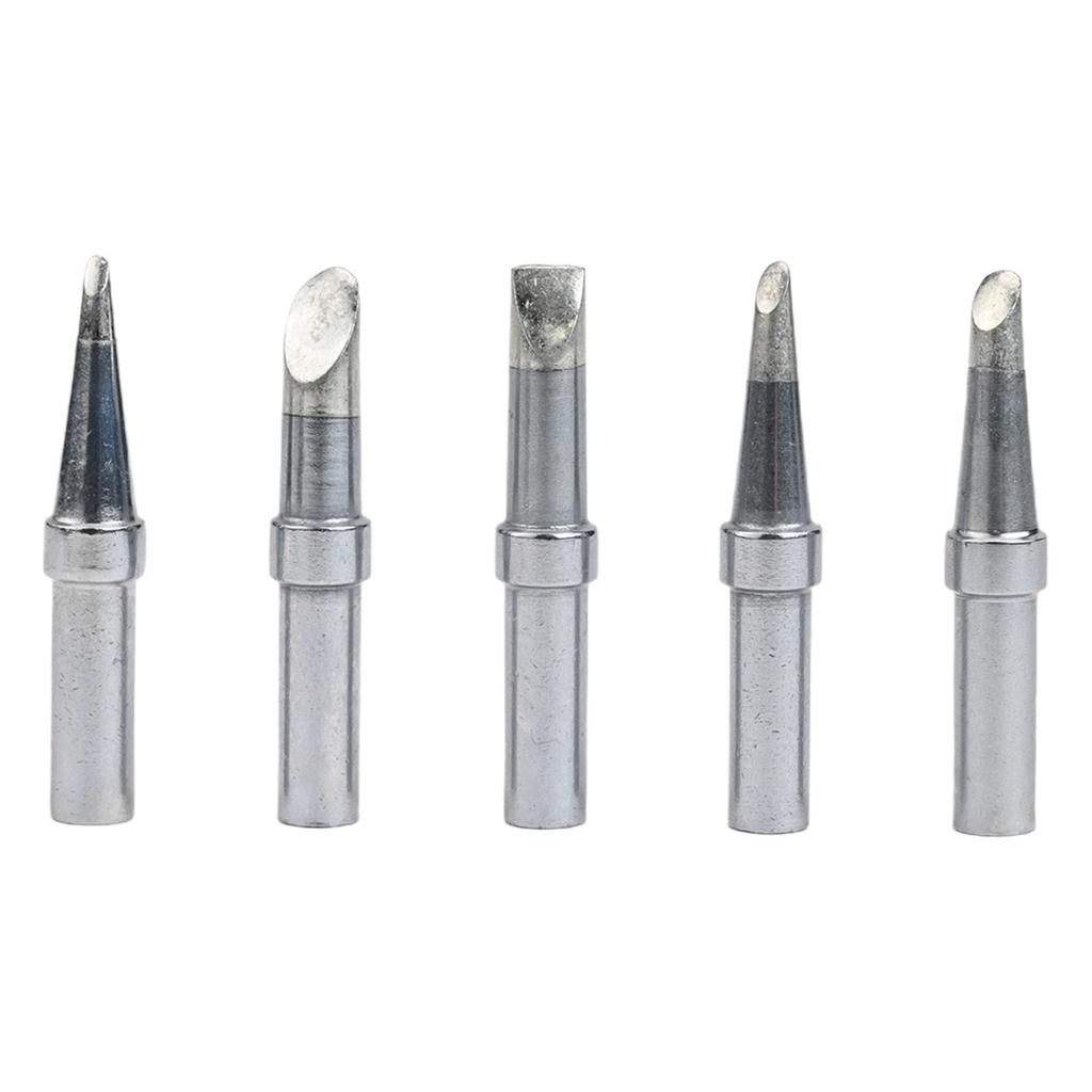 Set Soldering Iron Tips Silver Tools Oxygen-free Copper
