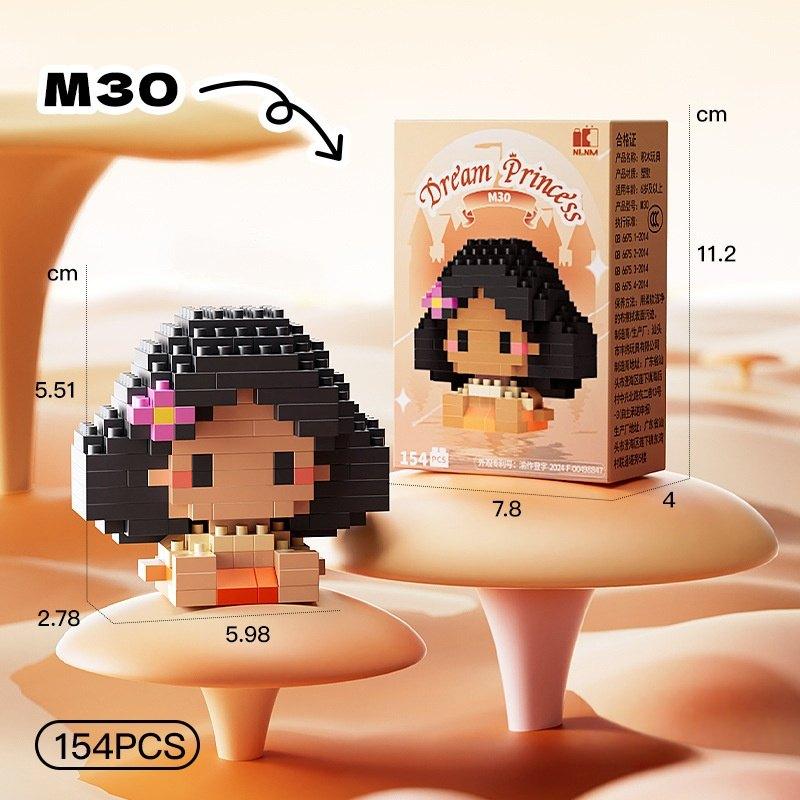 Assembly Model Building Blocks, Doll Toys Are Suitable Educational Diy Games, Cartoon Anime Games, Back-To-School Learning