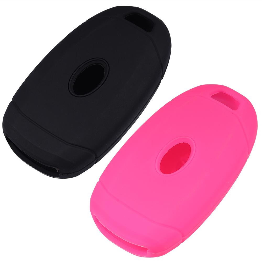Lcyam Key Fob Cover Silicone Case Remote Holder Compatible With     Hyundai Palisade Elantra Keyless Push Start