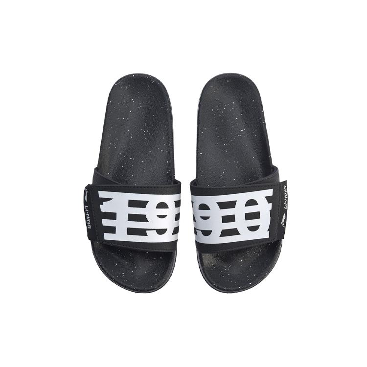 Li Ning Quiet Slide Slippers Women's Black AGAP004-2