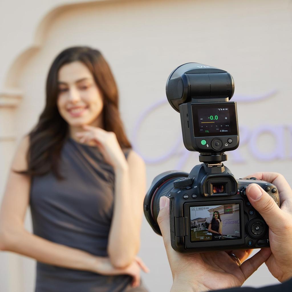 Godox V1mid C Camera Flash for Canon Japanese Instruction Manual Cameras, (Electronic)