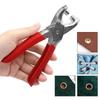 1 Set 4mm Eyelet Setter Puncher Kit Leather Hole Plier Buckle Fixation Sewing Tool Watchband Strap Household Leathercraft Accessories