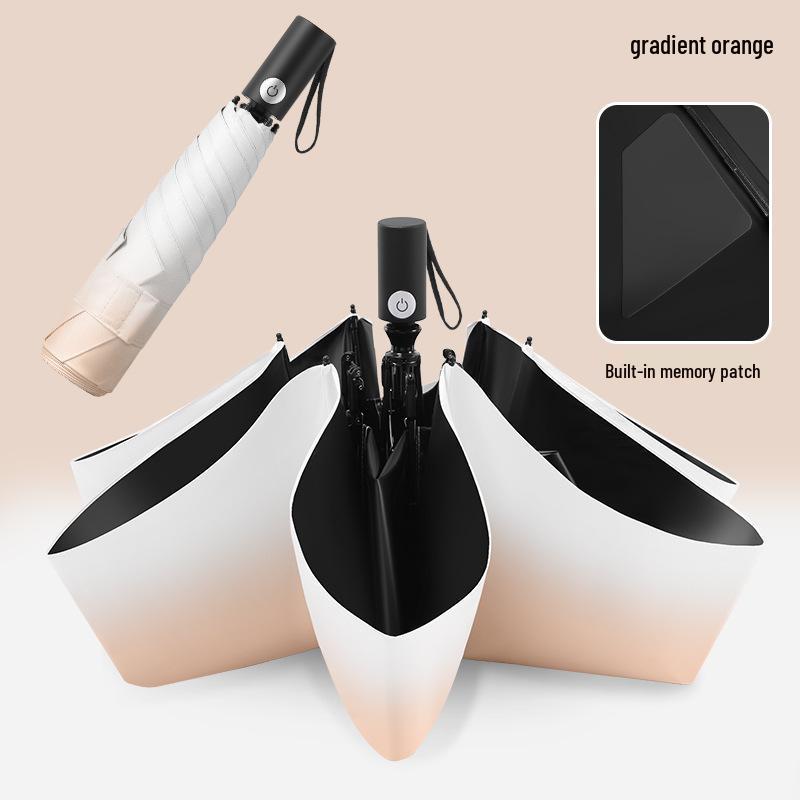 Ultra-Light Anti-UV Automatic Folding Umbrella: Crease-Free, Wrinkle-Free Sunshade & Sunscreen Parasol