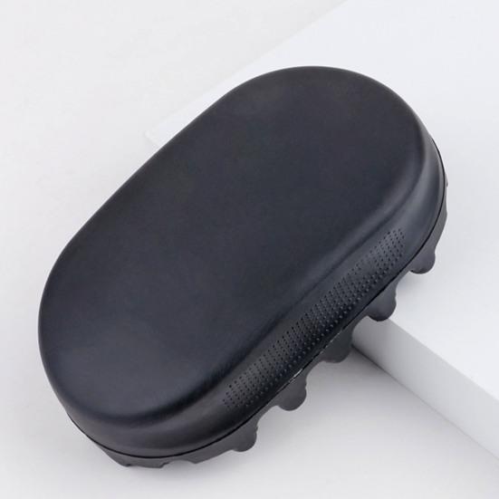 Afro Curl Hair Brush Portable Washable Dreadlock Twist Styler Black Men Curly Hair Brush Professional Home Salon Barber Hair Styling Brush
