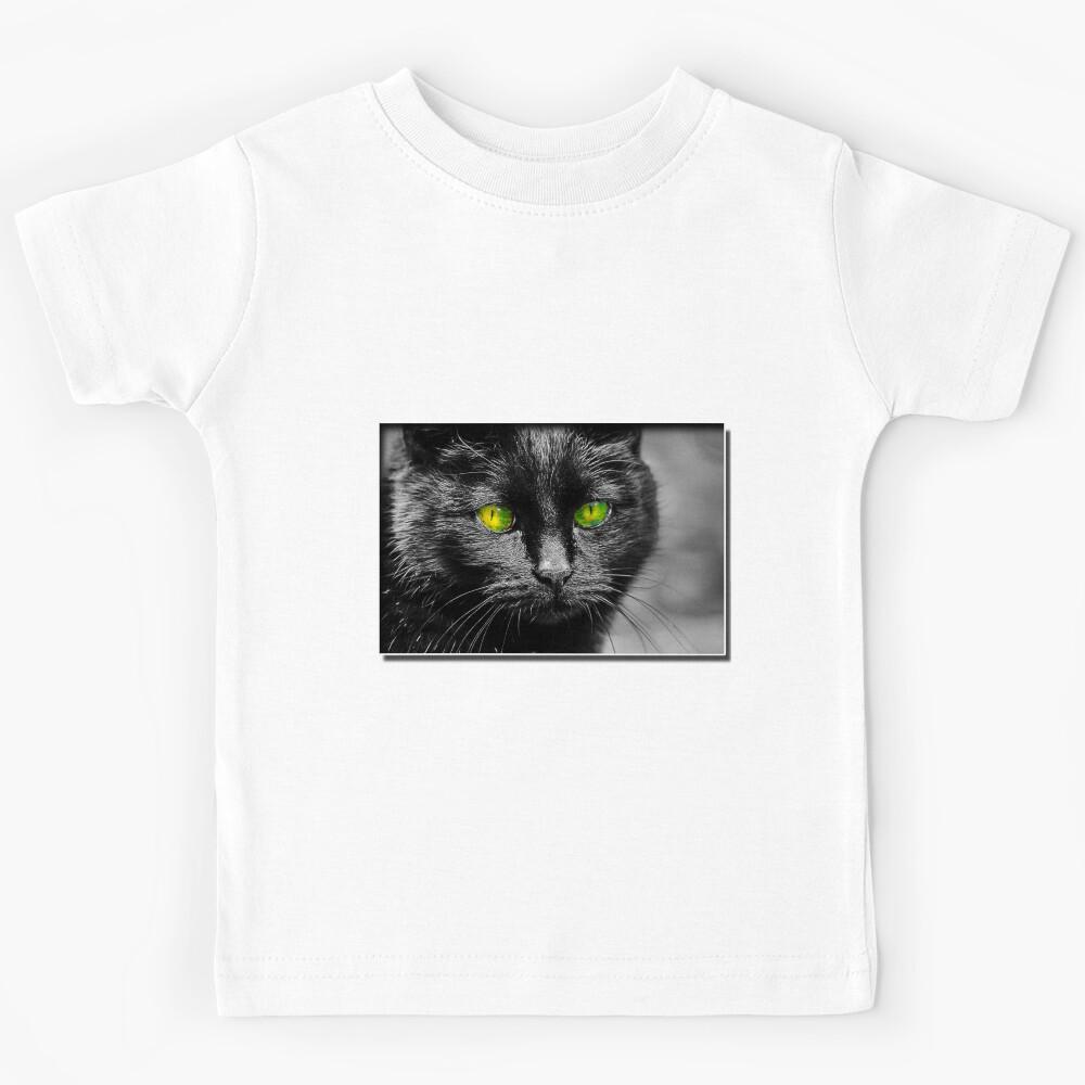 Black Cat Kids T-Shirt 110