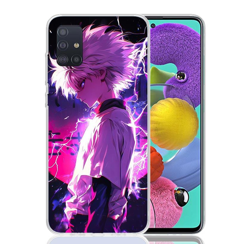 Huner X-Hunters Killua Phone Case For Samsung Galaxy A52 A32 A22 A12 A02S A50S A30S A51 A31 AA71 Note 20 Ultra 10 S10 Plus Galax