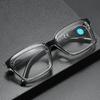 New Retro Large Frame Presbyopia Glasses Spring Leg Men and Women Anti-blue Light HD Reading Glasses Eye Protection
