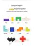 3D Tetris Blocks Puzzle for Kids, Ages 3-6 – Montessori Educational Toy for Early Learning