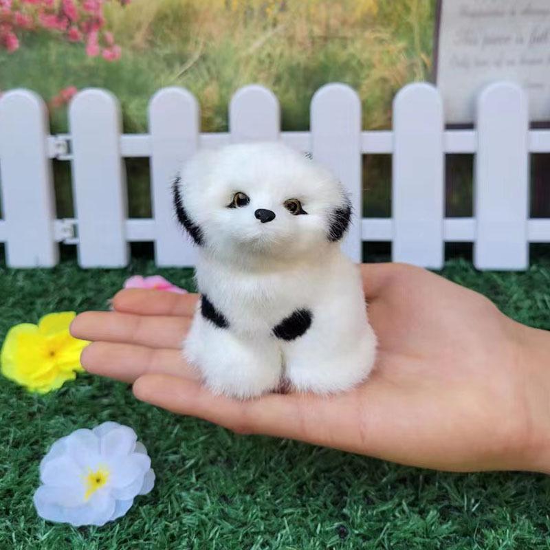 Plüsch Bellende Katze, Hase & Welpen Spielzeug - Pädagogische Tierpuppe für Kinder