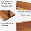 Multi-functional Storage Knife Holder with Strong Magnets Home Kitchen Double-sided Wooden Magnetic Knife Holder with Magnetic Support