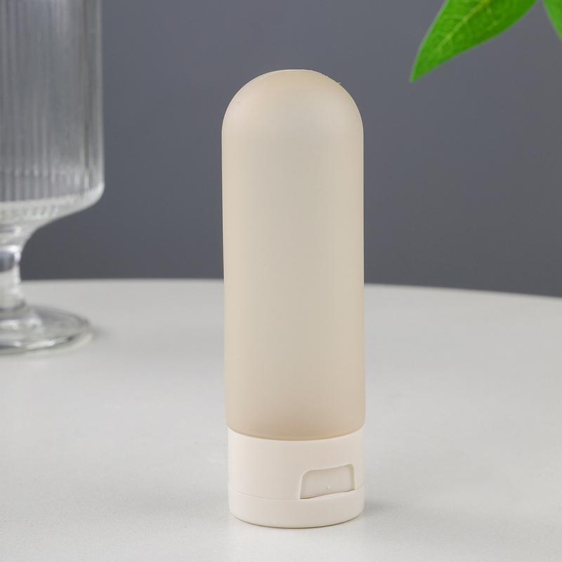 60ml Sızdırmaz Seyahat Şişesi Seyahat Taşınabilir Hortumlu Losyon Sıkma Şişesi Yüz Temizleyici Şampuan Duş Jeli Boş Şişe