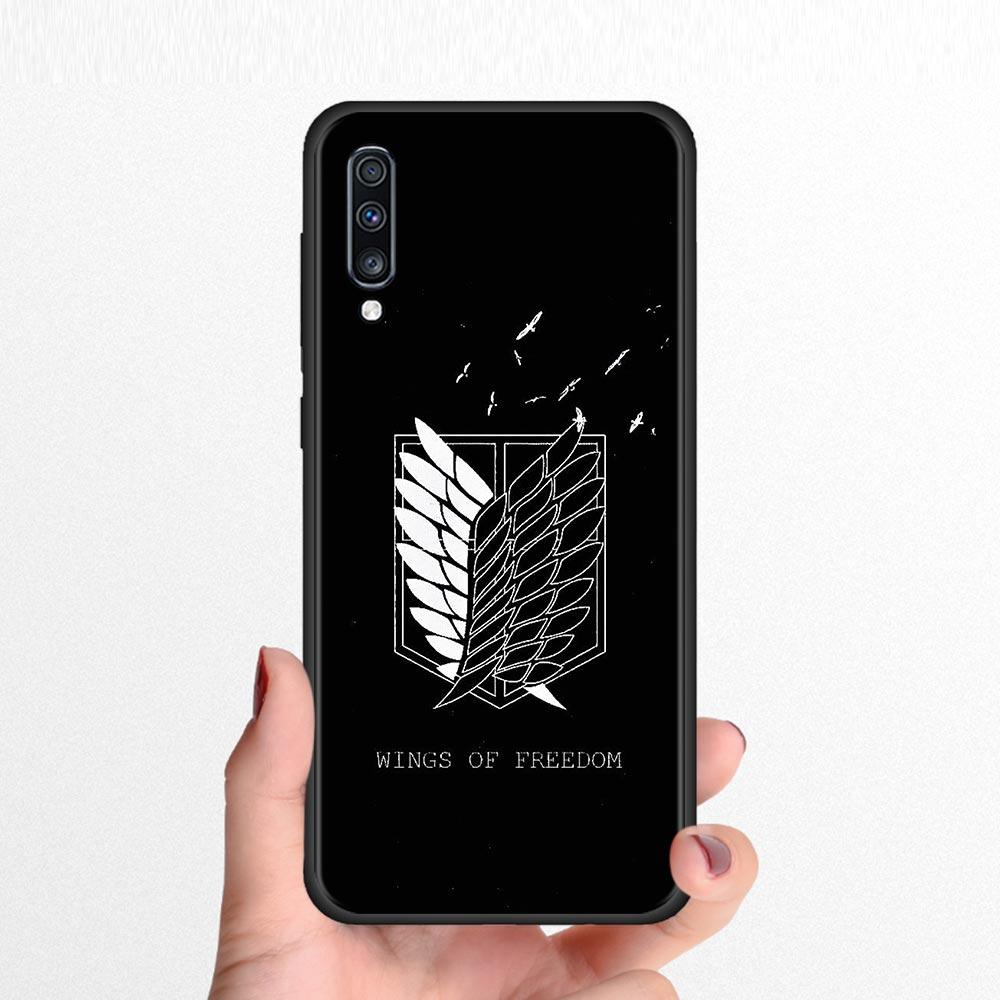 Anime Attack On Titan Girl1 Case For Samsung Galaxy A50 A70 A10 A20e A30 A40 A20s A10s A10e A80 A90 A60 A30s Silicone Capa Shell