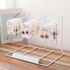 Three-jaw Desktop Storage Holder Lipstick And Keychain Organizer Pendant Rack For Shop Nail Art Display Rack Jewelry Hanger