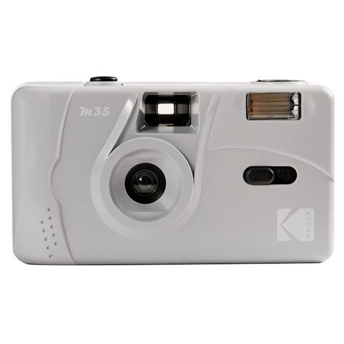 Appareil photo argentique - kodak - m35 - couleur marble grey - rechargeable - 35mm
