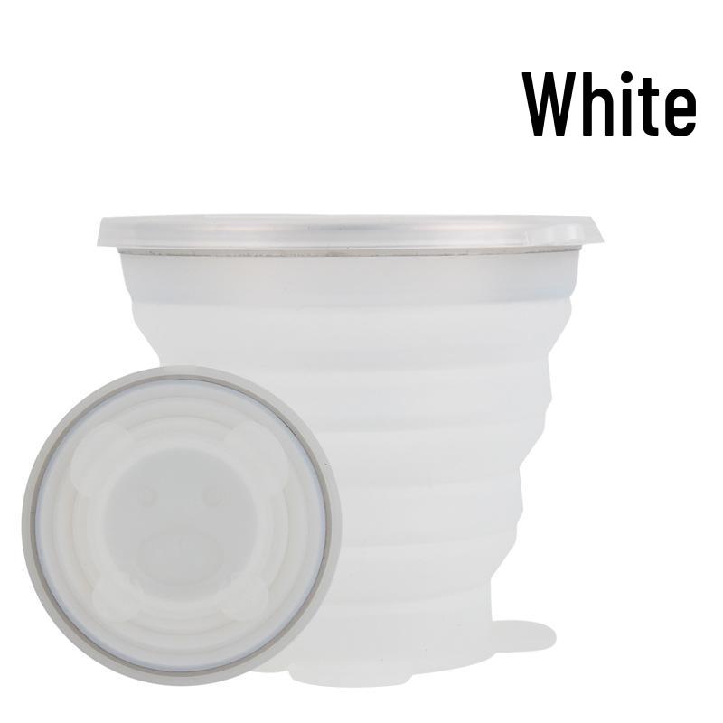 Silicone Foldable Cup with Hook: Versatile Water Cup with Lid