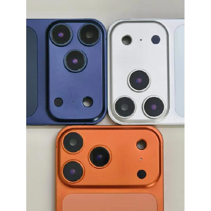 Задний корпус XR как 17 Pro С бесплатными подарками, XR DIY Задний корпус 17 Pro + Средняя рама шасси Для iPhone XR Для смены на 17 Pro 17Pro оранжевый