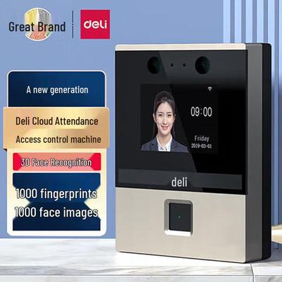 Deli DL-ACS301 Face & Fingerprint Attendance & Access Control System CN Plug (adapter Included)