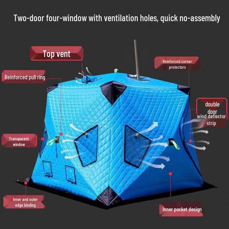 Jinggeng Insulated Ice Fishing & Camping Tent