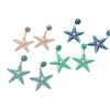 New Fashion Exaggerate Personality Acrylic Retro Star Earrings Cute and Elegant Women's Festival Party Accessories Gifts