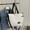 New Fashi Women Canvas Crossbody Bag Large Capacity Shoulder Bags Casual Tote Comfortable and Versatile Texture Storage Bags
