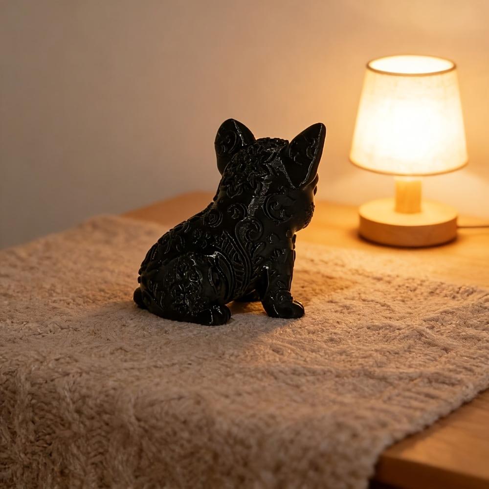 Beautiful Patterned Bulldog Ornament, Designed Specifically for Dog Lovers, Halloween, Christmas/Valentine's Day Birthday Gift