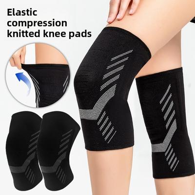 Knieschoner Basketball Springseil Laufen Schutz Knie Gestrickte Beinpolster Knieschoner Professionelle Federdruckstütze Schutzausrüstung
