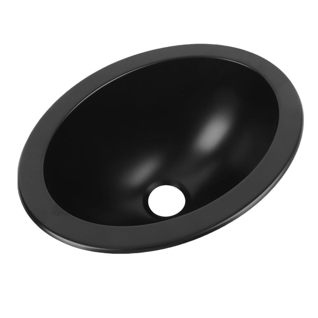 RV Rundspüle 11,4 X 8,7 X 4,7in 304 Edelstahl 1,6in Ablauf Platzsparend für Wohnmobil Boot Yacht Badezimmer Küche