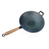 Qingyan Hu Pai Traditional Flat-bottomed Cast Iron Wok, 34cm, 1.1kg
