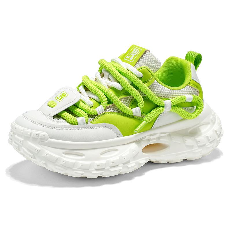 Hoge kwaliteit lage schoenen met dikke zool, demping, 'dad shoes', outdoor, lichtgewicht en comfortabel, sportschoenen, casual schoenen