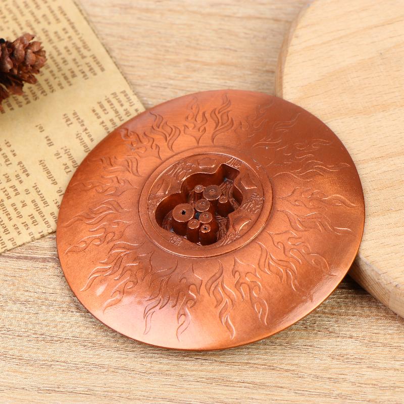 1/2/3/4Pcs Golden Toad Incense Diffuser Incense Stick Holder Metal Zen Lotus Buddha Incense Burner Censer Buddhist Aromatherapy