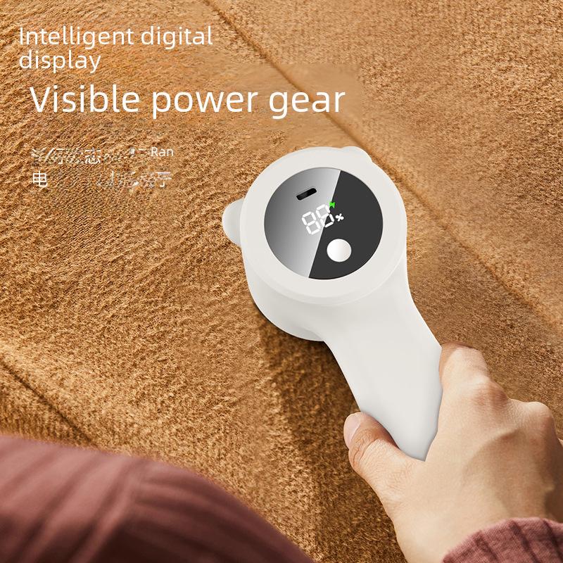 IQ Bear Rechargeable Hair Remover: 2-in-1 Digital Display Portable Trimmer for Household Use
