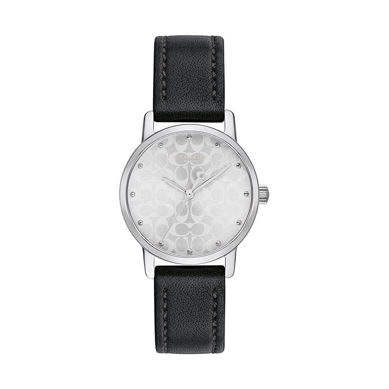 

[coach] Watch GRAND black dial stainless steel mineral glass quartz 28MM clock watch accessories watch brand 14503875 ladies [product]