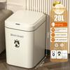 20/16L Smart Garbage Can Home Sensing Automatic Living Room Kitchen Toilet Toilet Waterproof with Cover Blue Light Antibacterial