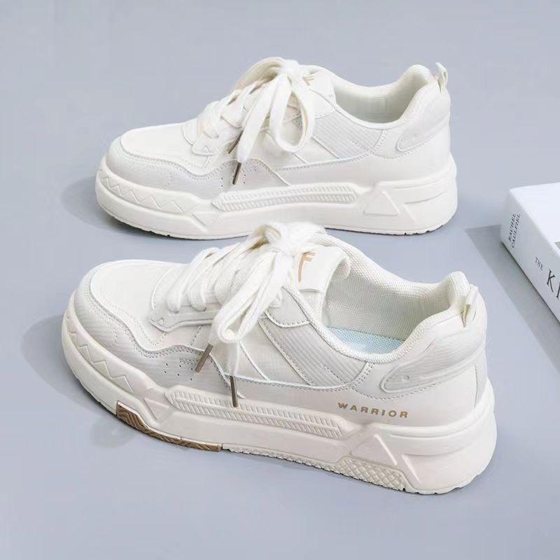 Крем-ретро ins студенческий Гонконгский стиль однотонная обувь дышащая морально-воспитательная обувь студенческий стиль высокая ценность 35