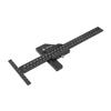 Multifunction Woodworking Ruler Aluminum Alloy T Shaped Black Measuring Marking Auxiliary Tool for