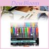 Basic Color Marker Set With 48 Fluorescent Pens For Students Art Projects And Doodle Creation