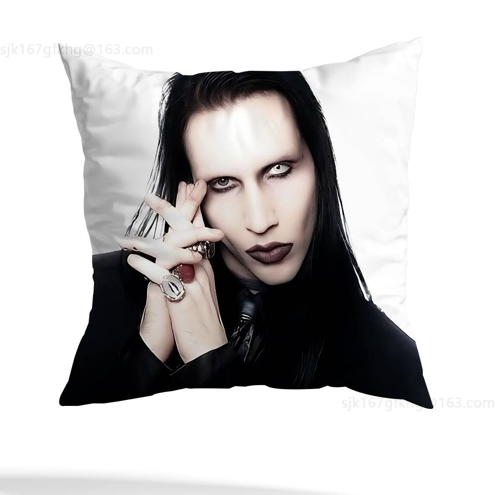 M-Marilyn Manson povlak na polštář obývací pokoj potah na polštář pohovky ložnice potah na polštář postele domácí dekorace