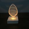 Eggs Shaped Candle Holder Molds with Base for Festival Decorations Candle Holder Tealight Holder Table Ornament