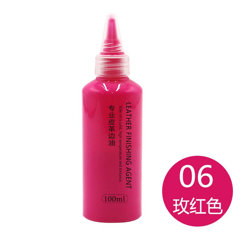 100ml Matte Lederkantenversiegelungsöl Kältebeständig Hochtemperaturbeständig Verhindert Feuchtigkeitsaufnahme und Verformung des Leders