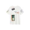 Jordan Pattern Print Crew Neck Short Sleeve T-Shirt Men Tops White DQ7379-133