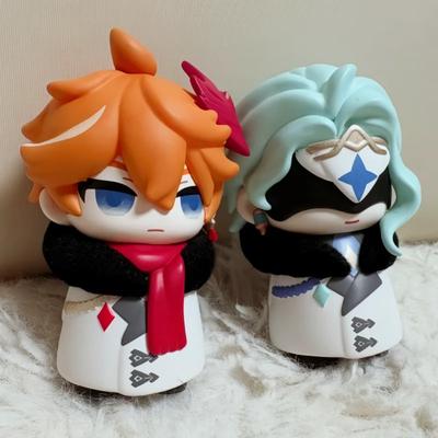 In Stock Original Suplay Genshin Fatui Harbingers Blind Box MiHoYo Cute Figure Desktop DecorModel Surprise Box Birthday Gift Toy