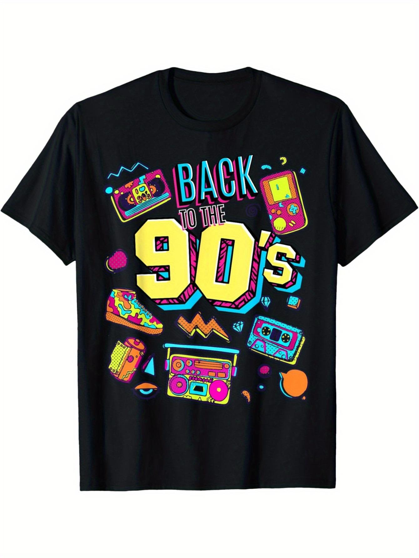 T-Shirt y2k 90s T Black/Green S