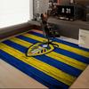 1PC Leeds United Crest Design Rug Game Carpet, Floor Mat for Bedroom Living Room Entryway Rug, Home Decor Idea Gift for Christmas birthday