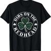 Funny Irish St Patricks Day Shamrock Dibs On The Redhead T Shirt